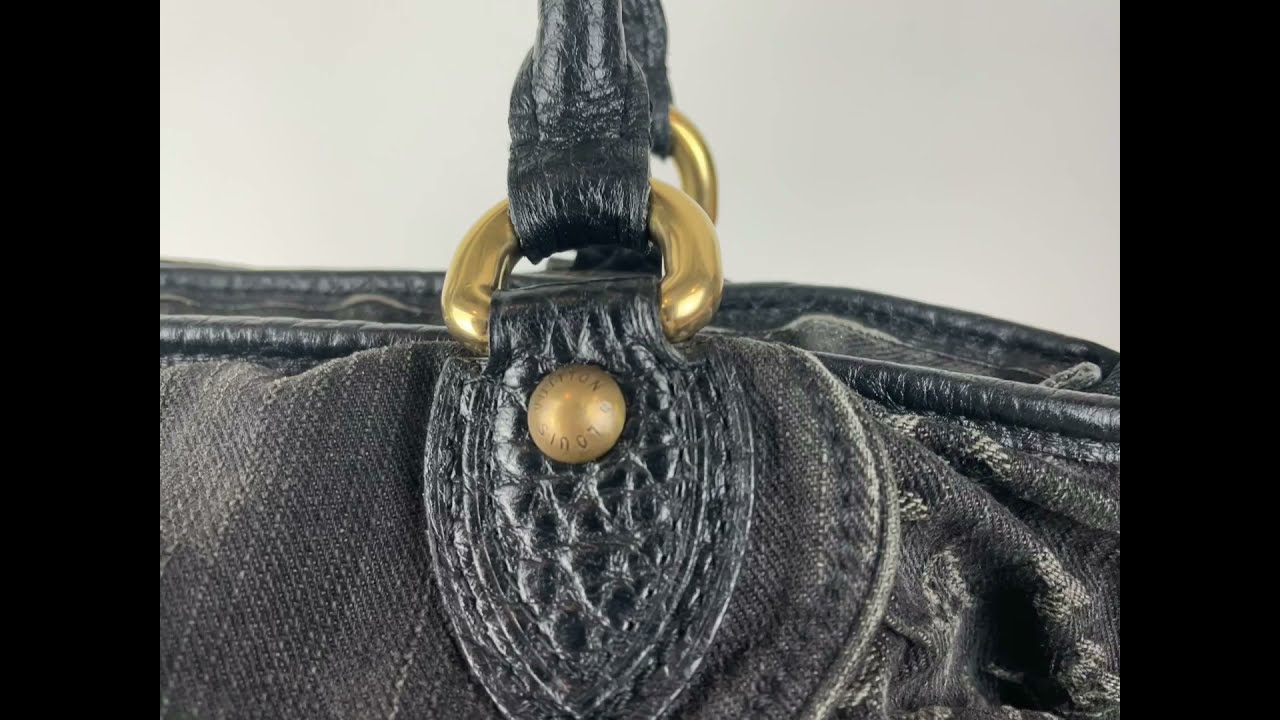 LOUIS VUITTON – Neo Cabby Denim Black - FAIRCLOSET