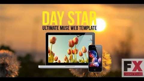 Preview Day Star One Page Muse Template