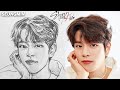 Stray Kids Drawing Seungmin Full Process Easy Drawing Portrait Practice Stray Kids Drawing Seungmin Full Process Easy Drawing Portrait Practice