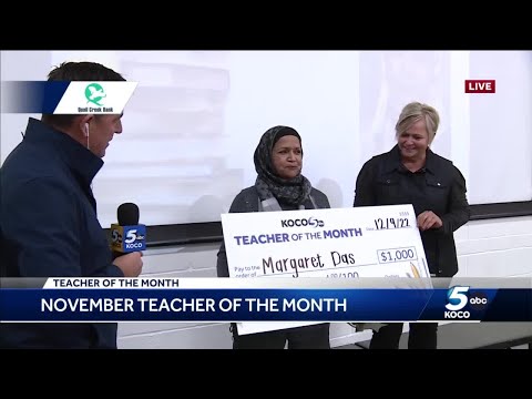 Mercy School Institute teacher named KOCO 5 November Teacher of the Month