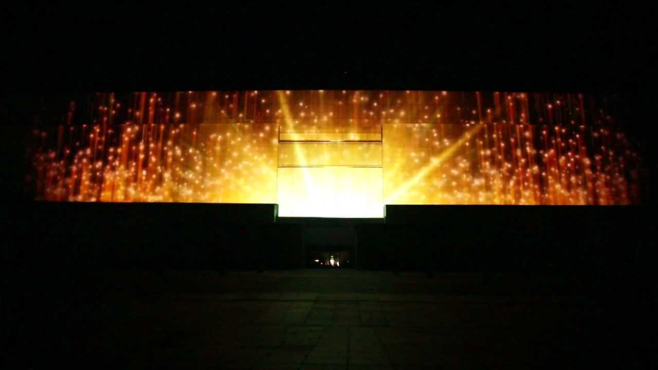 古事記編さん1300年記念　ビームペインティング　宮崎県　花旅みやざき