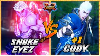 Sfv Ae Snake Eyez Kage Vs Shazzy Online Cody Ranked Sets Sf5 Tensfv