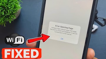 iPhone WiFi Problem: Error Opening Page I Hotspot Login Cannot Open The Page I captive.apple.com