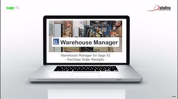 Warehouse Manager for Sage X3 -  Purchase Order Receipts