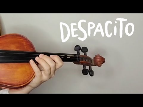 تعليم عزف ديسباسيتو على الكمان للمبتدئين نوته حرفيه صولفيج بطىء DESPACITO