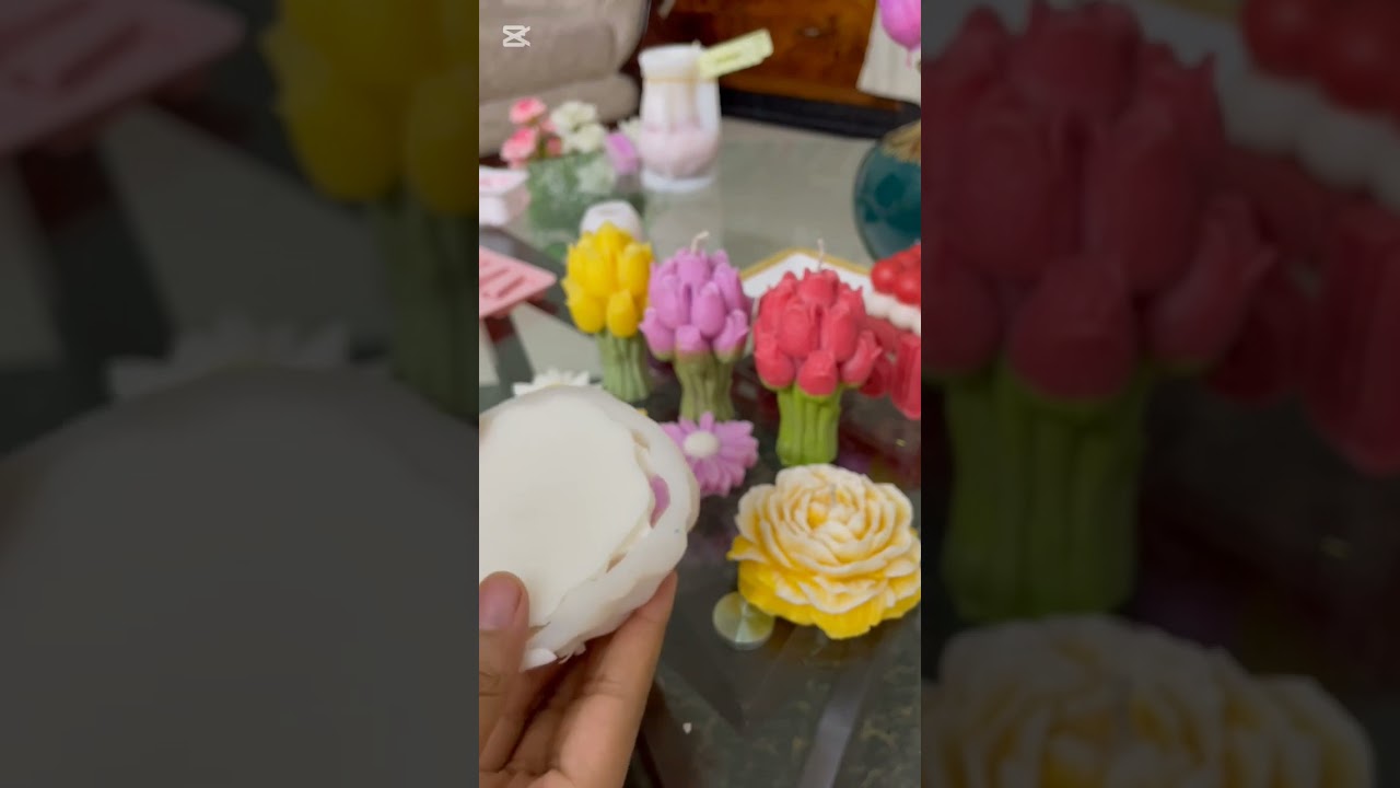 Peony Rose Candle 🌹