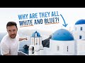 How white and blue took over greeces islands