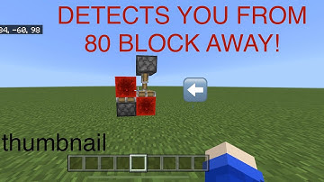 OVERPOWERED Player detector for ✨Minecraft Bedrock✨(PE PS5/4 Xbox) TUTORIAL! #redstonecreations