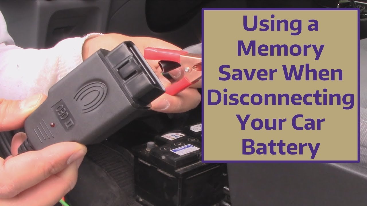 Using a Memory Saver When Disconnecting Your Car Battery - YouTube