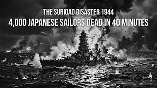 THE SURIGAO DISASTER 1944: 4,000 Japanese Sailors DEAD in 40 Minutes