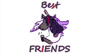 Best Friends: Fabulous Dragon X Goth Unicorn