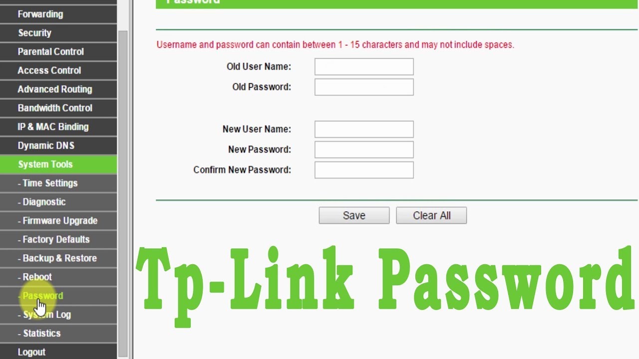 How To Change Tp-Link Wifi Router Wireless network Name And Password //// Easy Method - YouTube