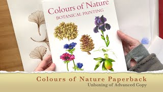 Unboxing new paperback edition of my first book Colours of Nature - With Sandrine Maugy