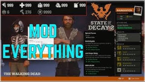 how to get mods on state of decay 2