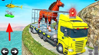 نقل حيوانات مزرعة #1 - حصان للاطفال - شاحنة نقل حصان للاطفال بالعربي -حصان اطفال