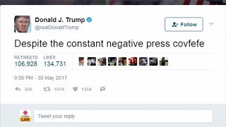 Trump 'Covfefe’ tweet lights up the internet screenshot 1