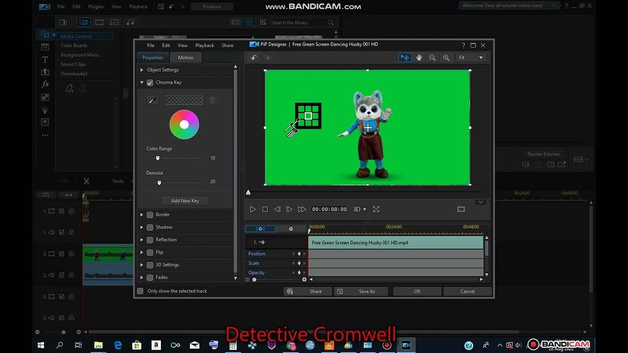 How to green screen in Cyberlink PowerDirector 19 (Chroma Key Tutorial) YouTube