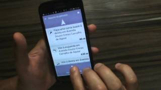 Acessibilidade Android - Demonstração do aplicativo de GPS ViaOpta Nav screenshot 4