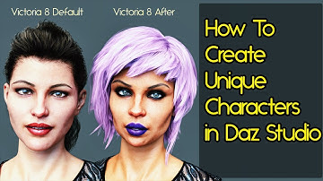 Daz Studio Custom Character - Using Morphs