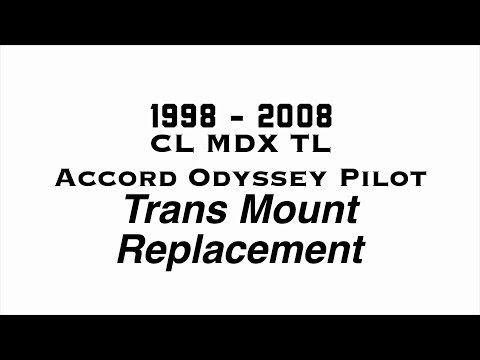 DIY:Transmission Mount Replacement | Honda Acura | Accord CL Odyssey MDX Pilot TL | Bundys Garage