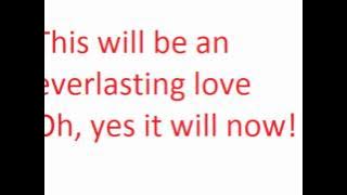 This will be (an everlasting love) - Natalie Cole (with lyrics)
