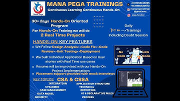 Pega Hands-On Demo Session and Two Real Time Projects Explanation #pega #pegajobs #pegalearning