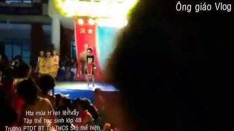 HỘI DIỄN VĂN NGHỆ  NGÀY 20/11 TRƯỜNG PTDT BT TH-THCS SRO - KONGCHRO - GIA LAI