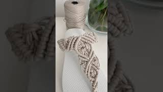 Macrame slippers #handmadesandals #macramefashion  #sandals #shoes #boho #macrame #slippers