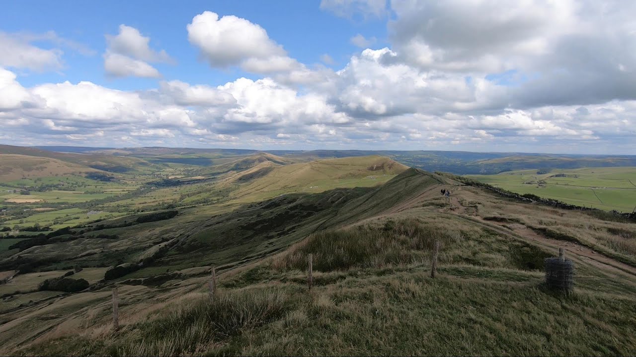 Rushup Edge short ridge walk - Peak District (natural, no music or commentary)