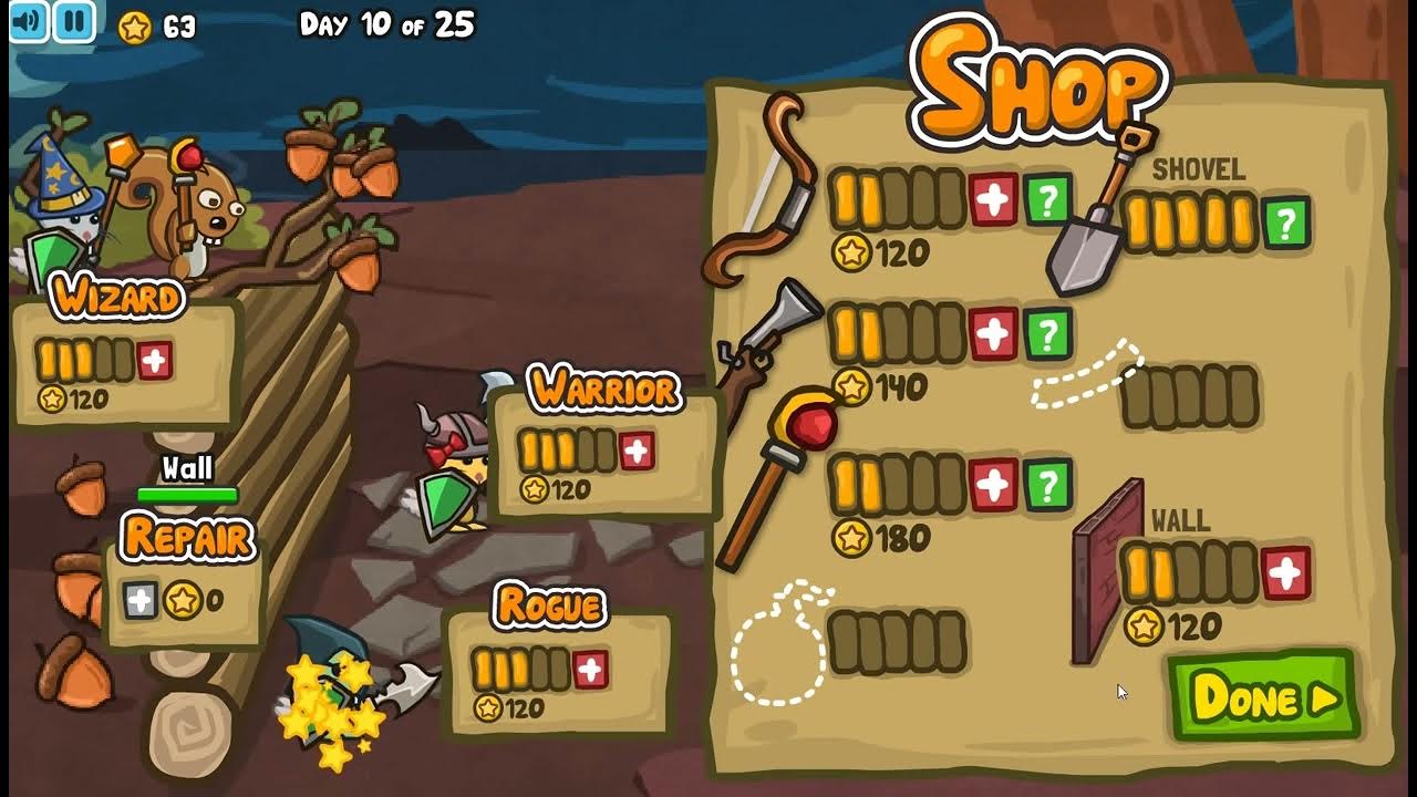 Defend Your Nuts 2 Full Gameplay Walkthrough (1012 lvl) Normal Mode