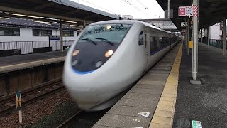 681系 特急サンダーバード 南彦根駅 高速通過シーン