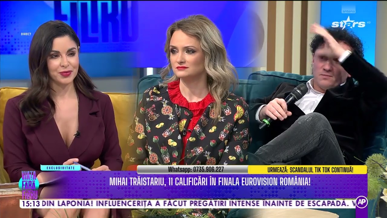 MIHAI TRĂISTARIU, DECLARAȚII EXCLUSIVE DESPRE EUROVISION! “Piesele trebuie să îți rămână în minte.”