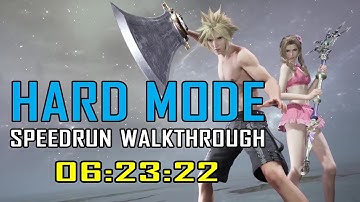 Final Fantasy 7 Rebirth - Hard Mode Speedrun Walkthrough in 06:23:22