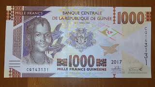 Банкноты Бутана, Вьетнама, Гвинеи, Замбии и Нигерии.