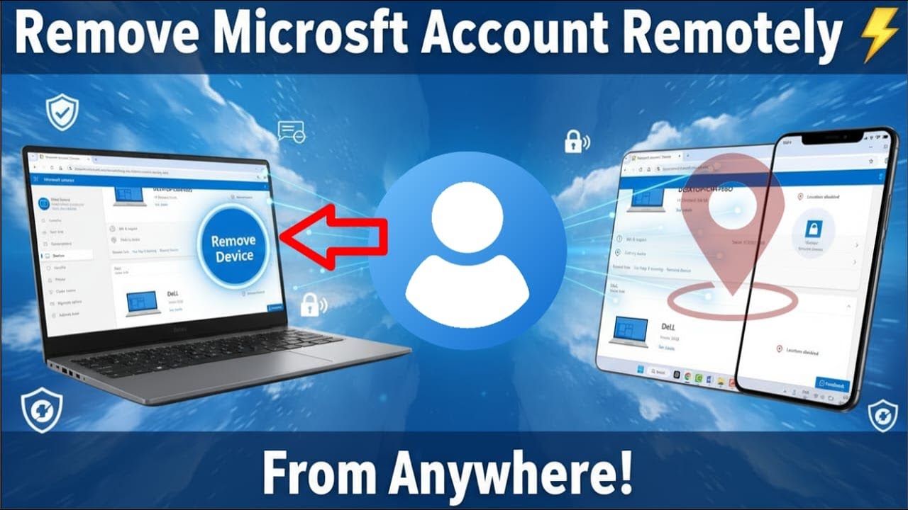 Remove Microsoft Account Remotely from Any Device | Sign Out Microsoft ...