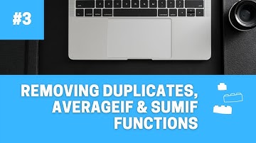 How to Remove Duplicates and Use AVERAGEIF & SUMIF Functions in Excel