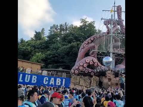 캐리비안베이 크라켄 dj 풀파티 분위기 #shorts