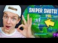 SNIPER SHOTS ON POINT!! - Fortnite #38