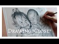 Drawing &quot;Close&quot; in Charcoal ~ Time-Lapse Art Video