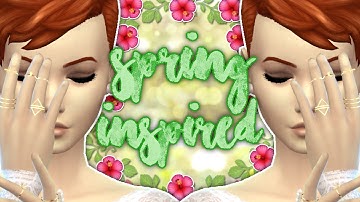 The Sims 4 | Create A Sim | Collab // PocketFullOfSims - Spring Inspired