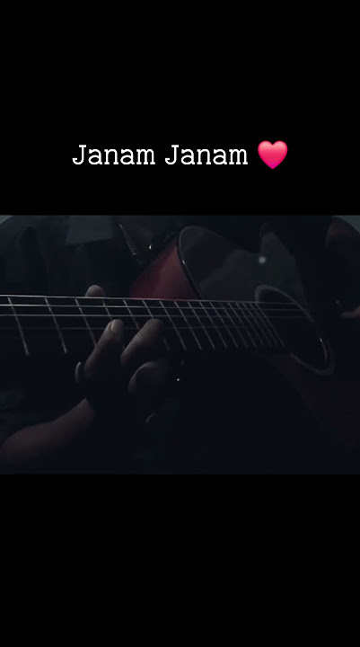Janam Janam on Guitar:A Musical Masterpiece ❤️|| Janam Janam || Dilwale || #shorts