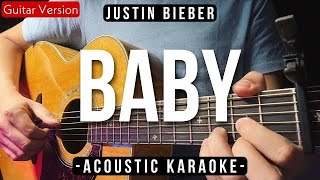 Baby [Karaoke Acoustic] - Justin Bieber [HQ Audio] chords