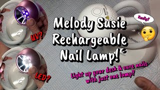 LET'S DO MY NAILS | FULL COVER TIPS WITH MELODY SUSIE NEW 2 in 1 LAMP!! WOW! THIS IS DIFFERENT 🤔