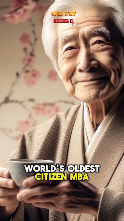 The oldest grandfather from Japan #facts  #information #shorts