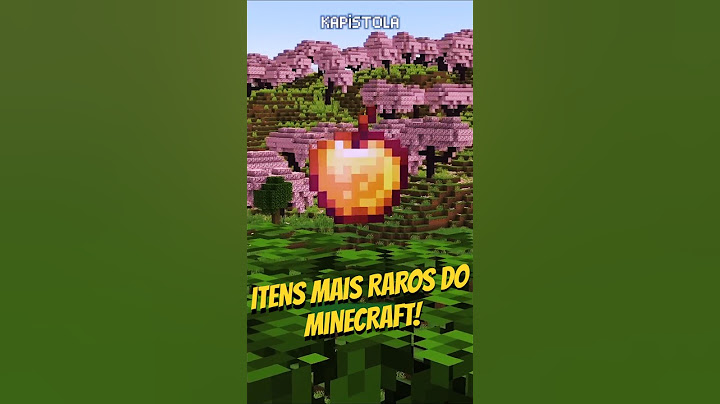 Os itens mais RAROS de MINECRAFT segundo a MOJANG!