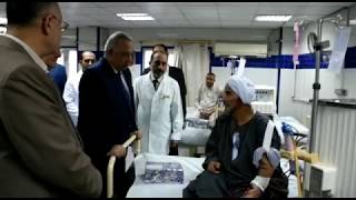 محافظ الشرقية في زيارة لمرضى مستشفى المبرة لتهنئتهم بعيد الأضحى المبارك
