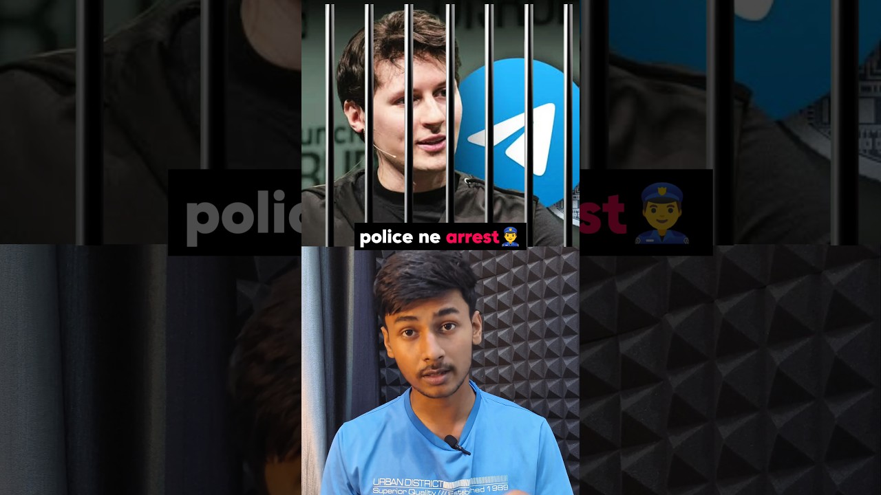 Telegram founder arrested!!😱