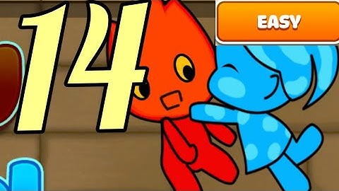 Redboy and Bluegirl Level 14 Easy In Light Temp Maze Android Walkthrough