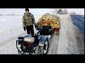 Зимой за дровами на мотоблоке МТЗ Беларус!!! In the winter for firewood on the motoblock MTZ Belarus