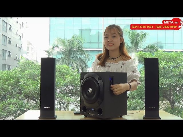 Trải nghiệm âm thanh loa máy tính Soundmax AW300 kết nối bluetooth